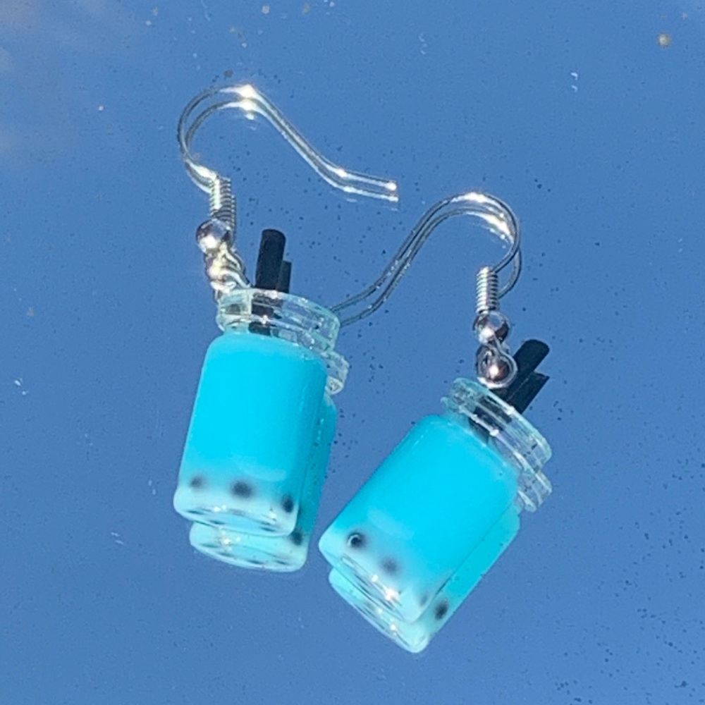 Blue Boba Earrings